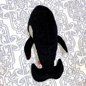 TY stuffed whale toy